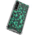 Black & Green Galaxy S24 FE Clear Case